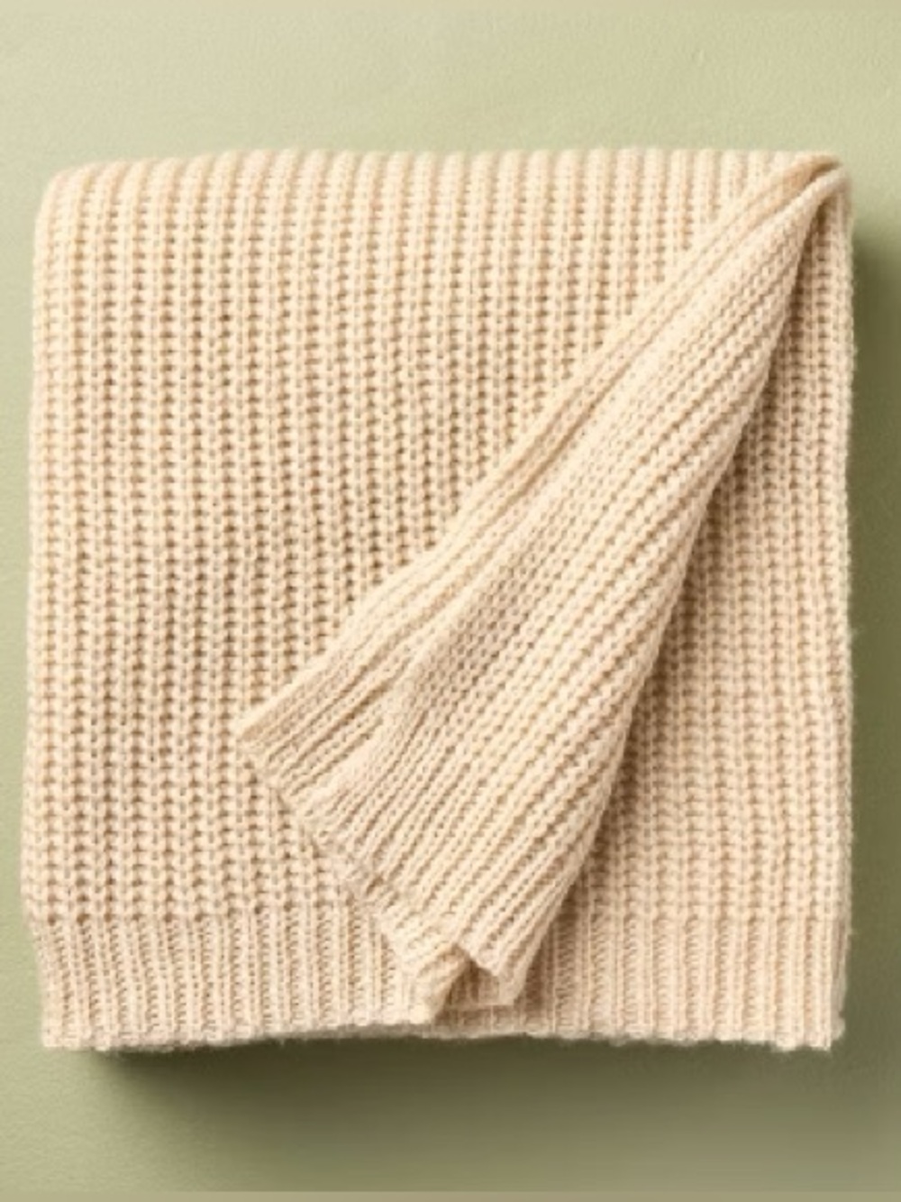 NEW Hearth & Hand Oatmeal Knit Value Throw Blanket